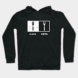 Heavy Metal fork, Palstic fork Hoodie